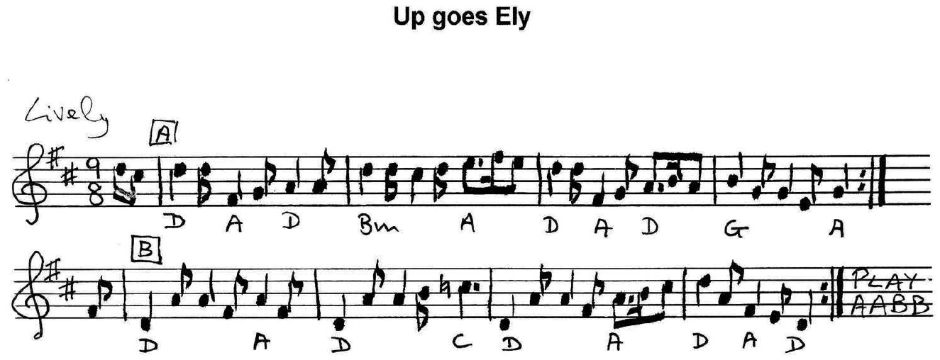 Up Goes Ely (music)